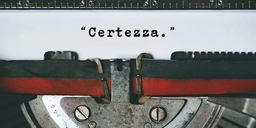 Copertina dell’editoriale «“Certezza"»