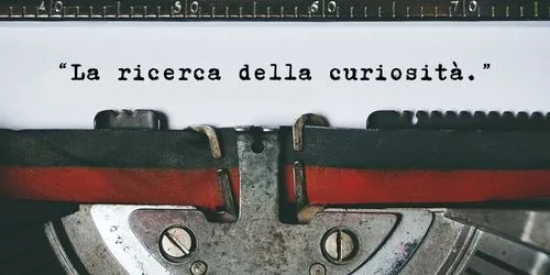 Copertina dell’editoriale «La ricerca della curiosità»
